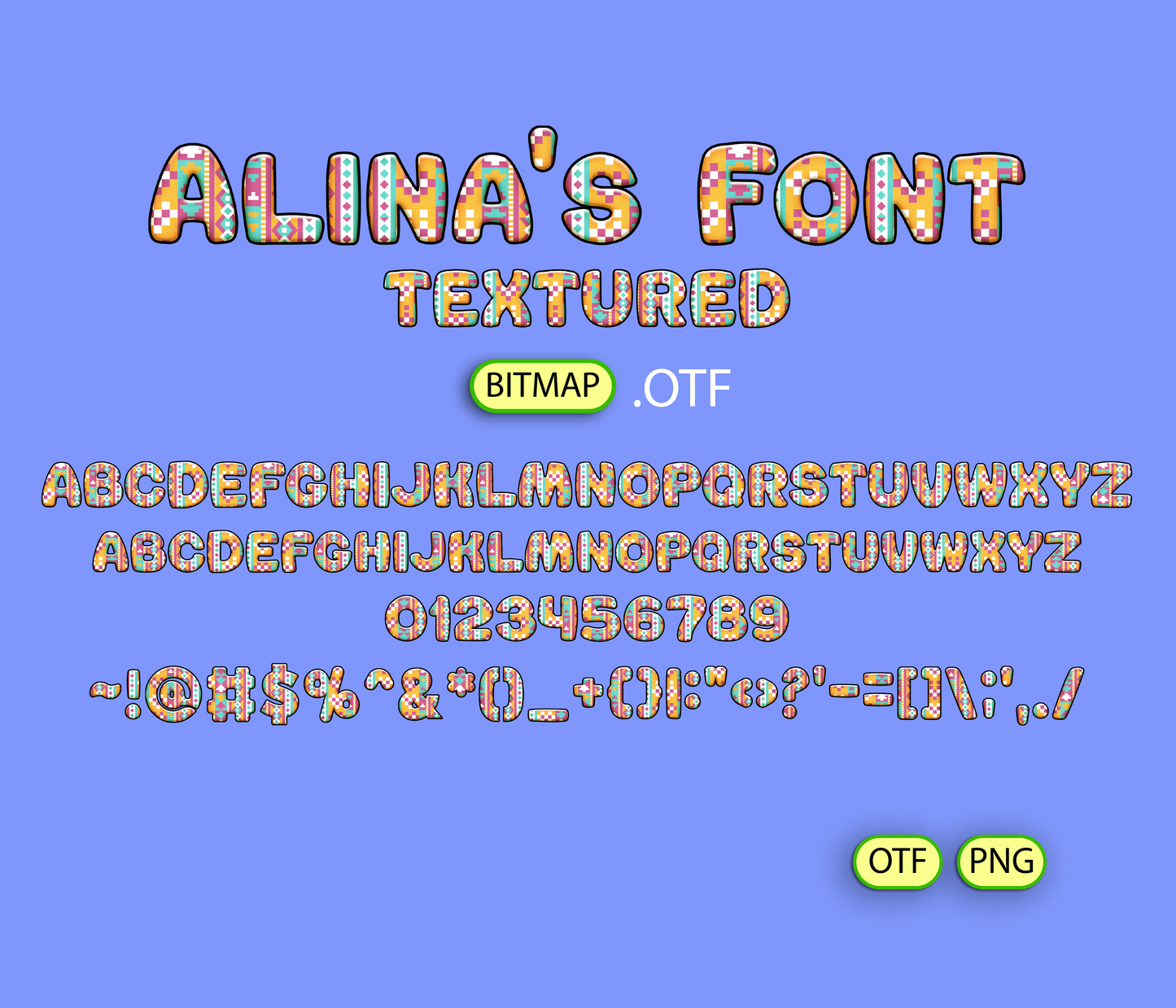 FREE Viva México Pattern Font