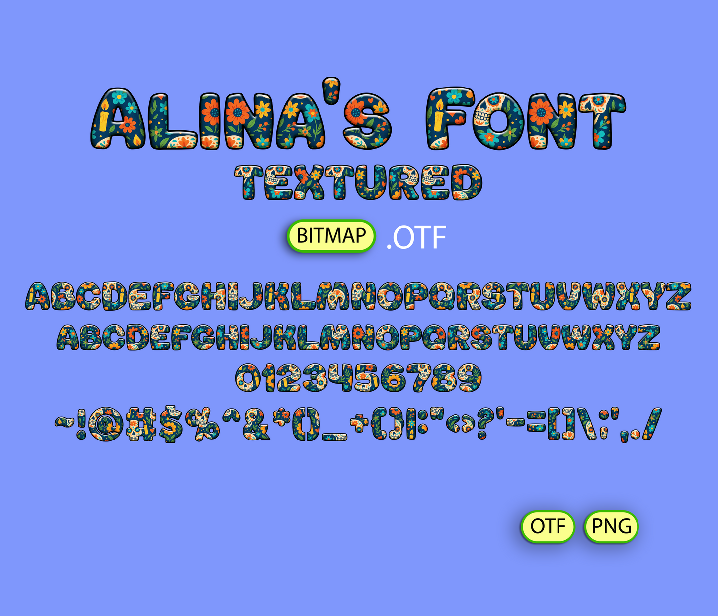 FREE Tierra Sagrada Pattern Font