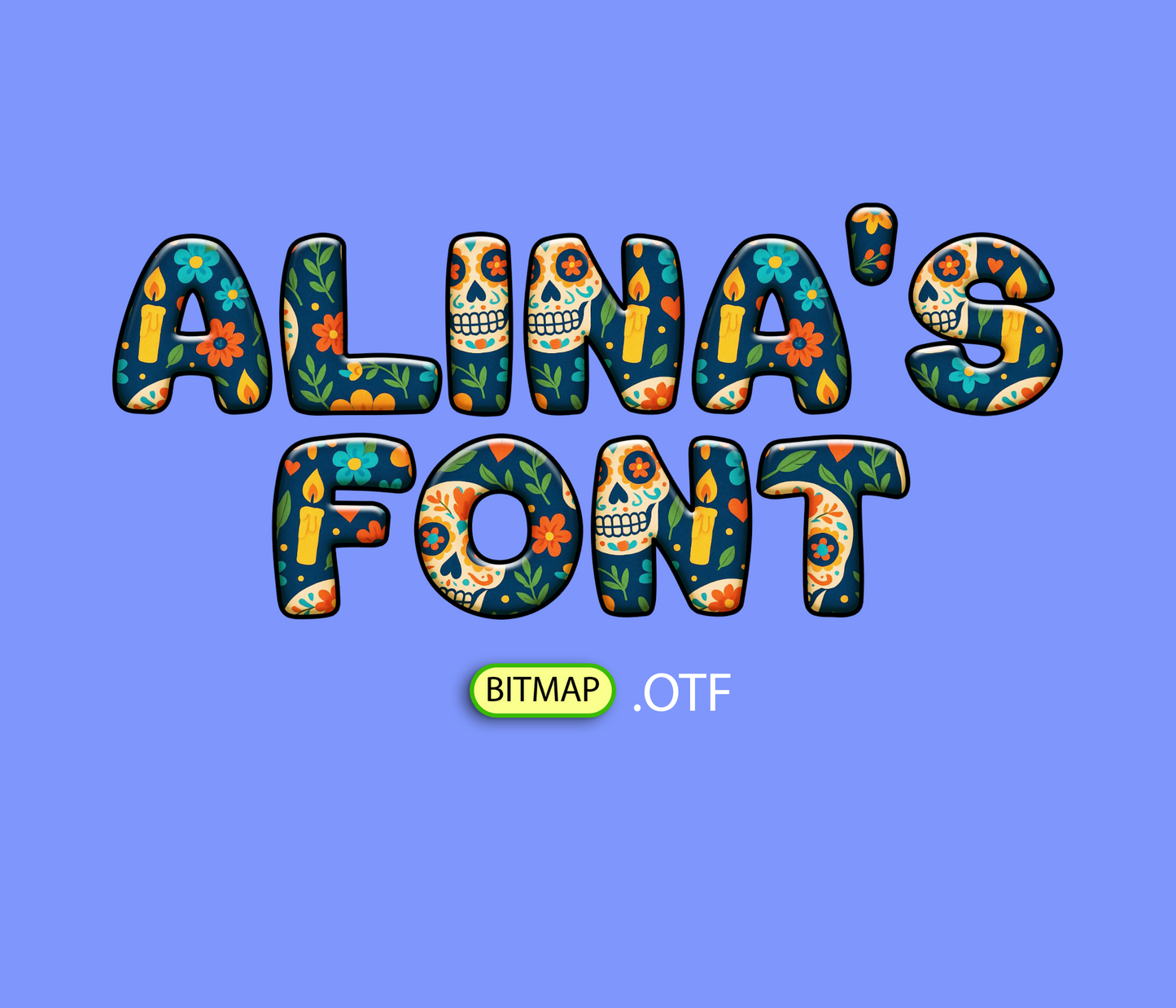 FREE Tierra Sagrada Pattern Font