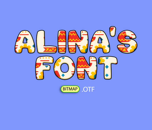 FREE Colibrí Dorado Pattern Font