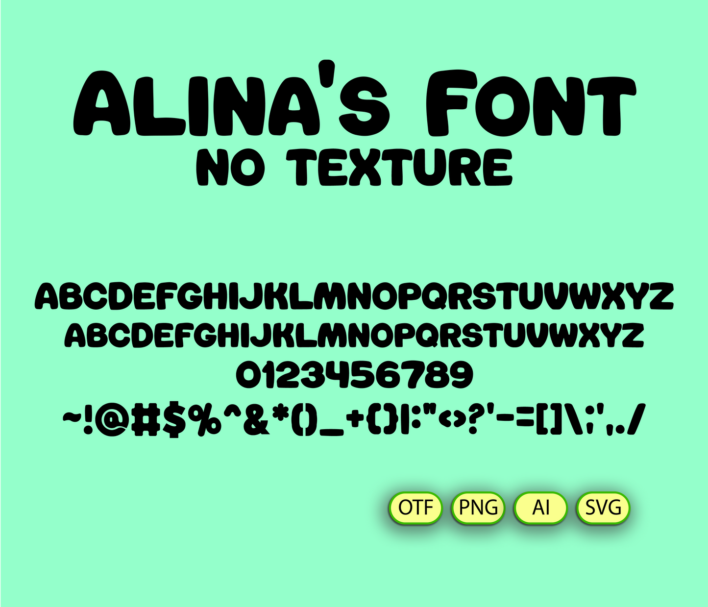 Cheerful Mouse Pattern Font