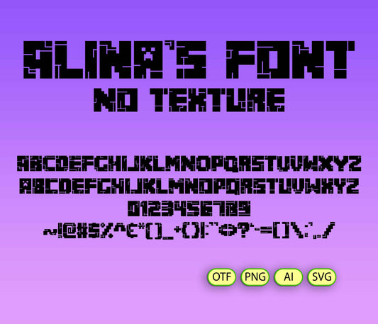 Blocky Adventure Font - Alina's Fonts