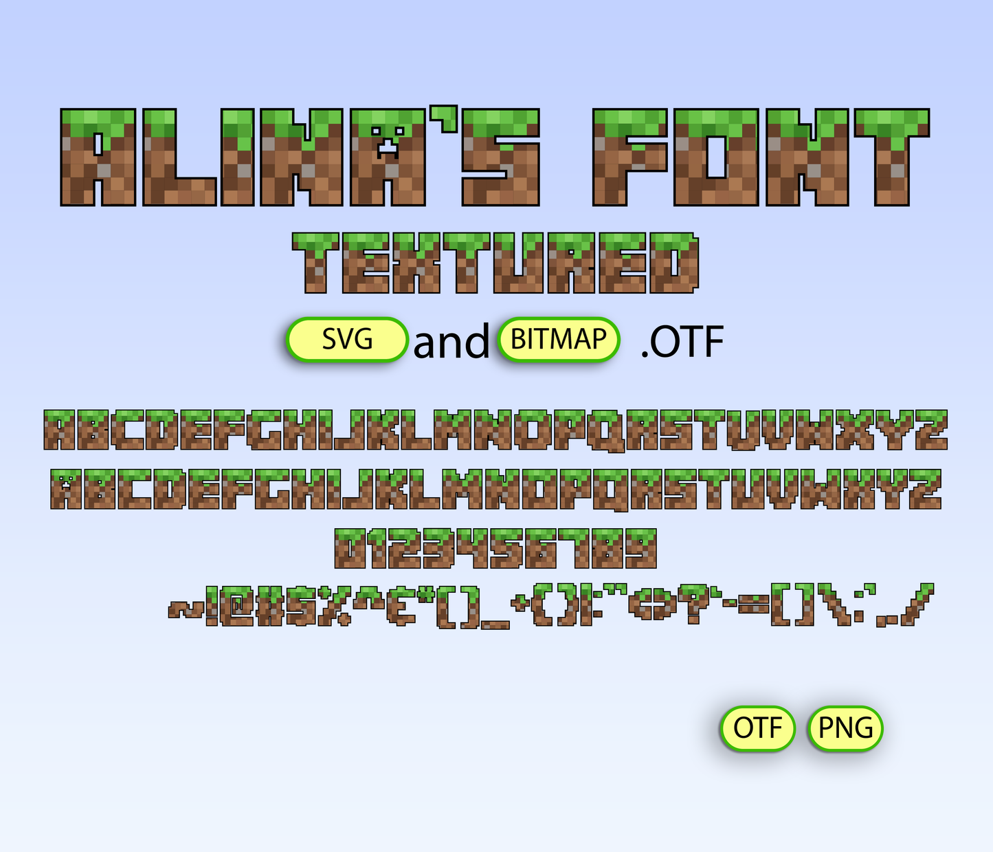 Bloqwerld Font Textured - Alina's Fonts