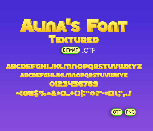 Mischievous Helpers Font Textured Bundle - Alina's Fonts