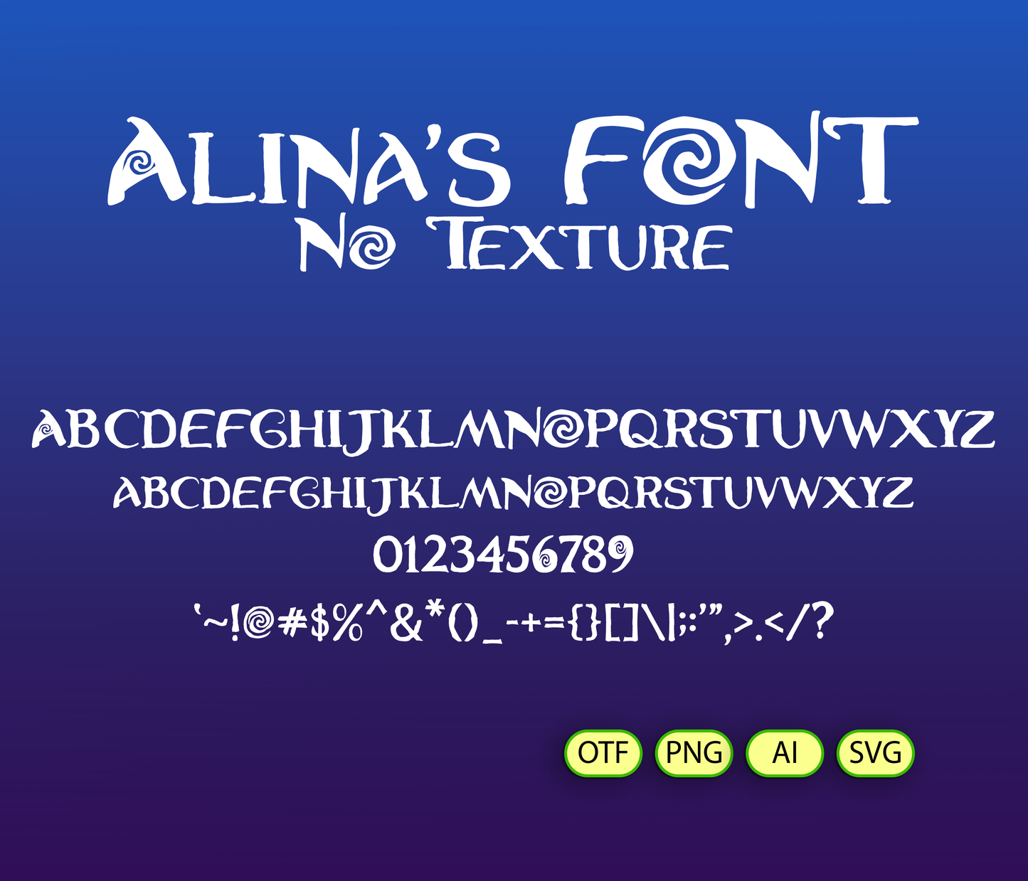 Polynesian Princess Font - Alina's Fonts