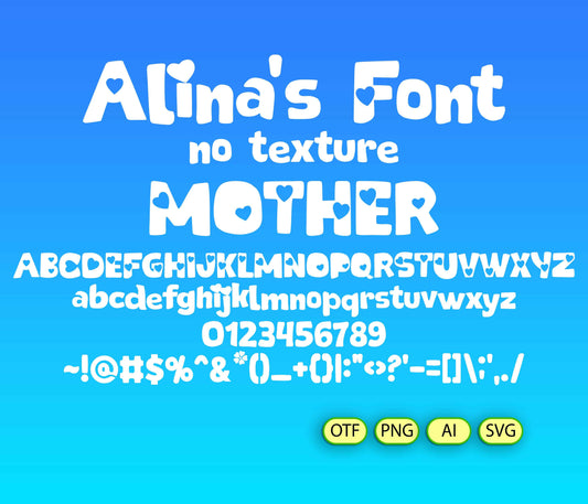 Motherly Love Font - Alina's Fonts