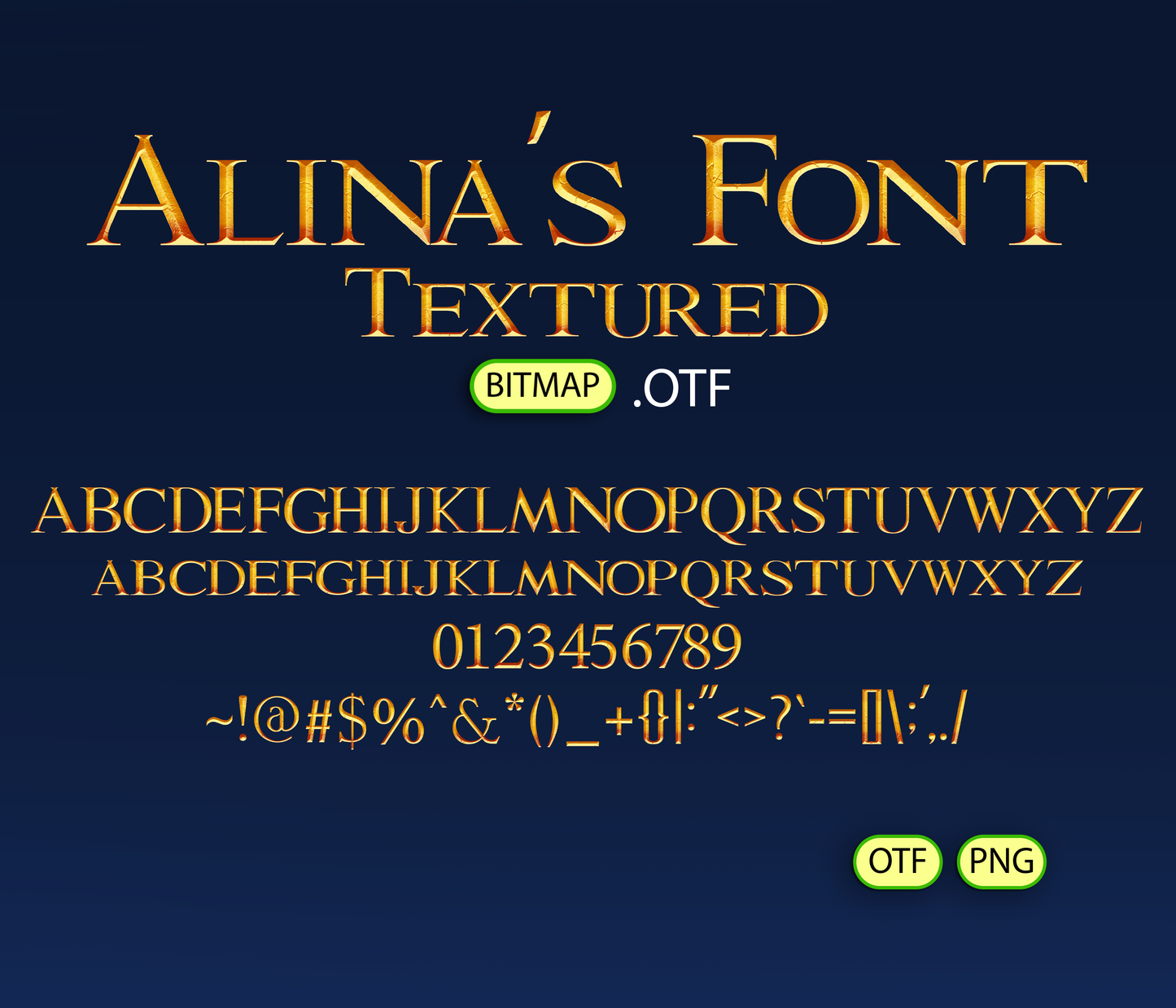 Savannah Majesty Font Textured - Alina's Fonts