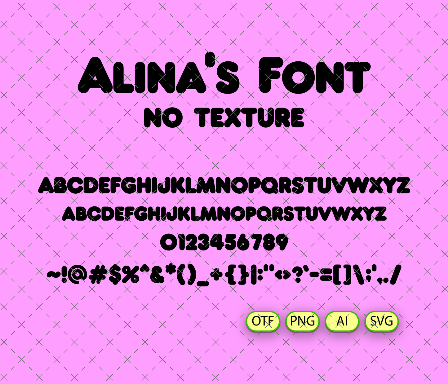 Multiverse Glitter Glam Pattern Font