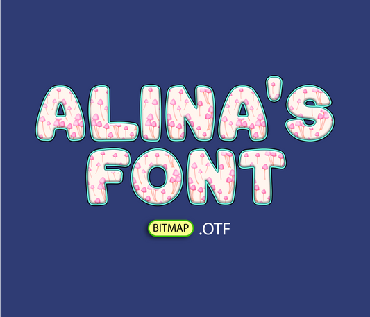 FREE Fresh Vegetables Pattern Font