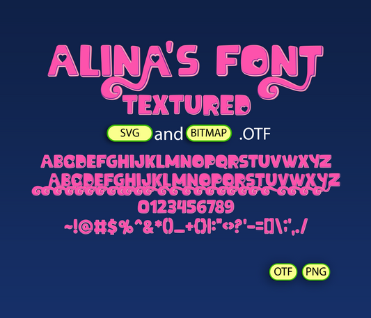 Enchanted Equines and Magic Font Textured - Alina's Fonts