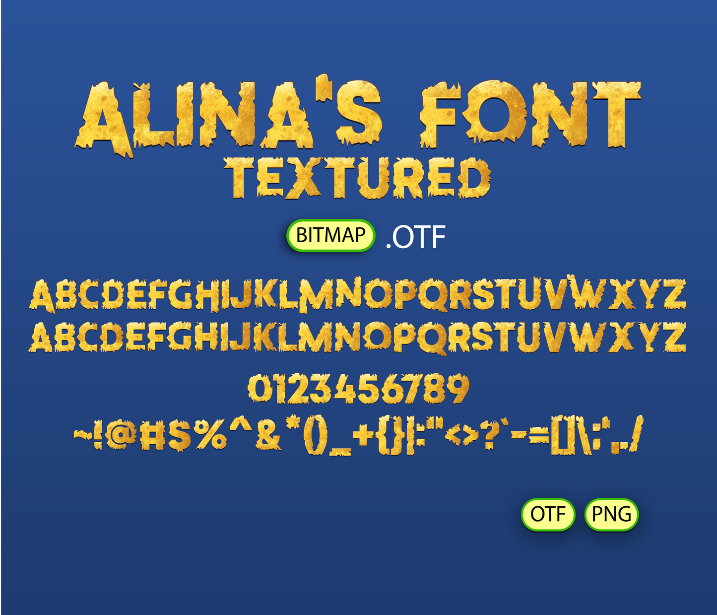 Divine Warrior Font Textured