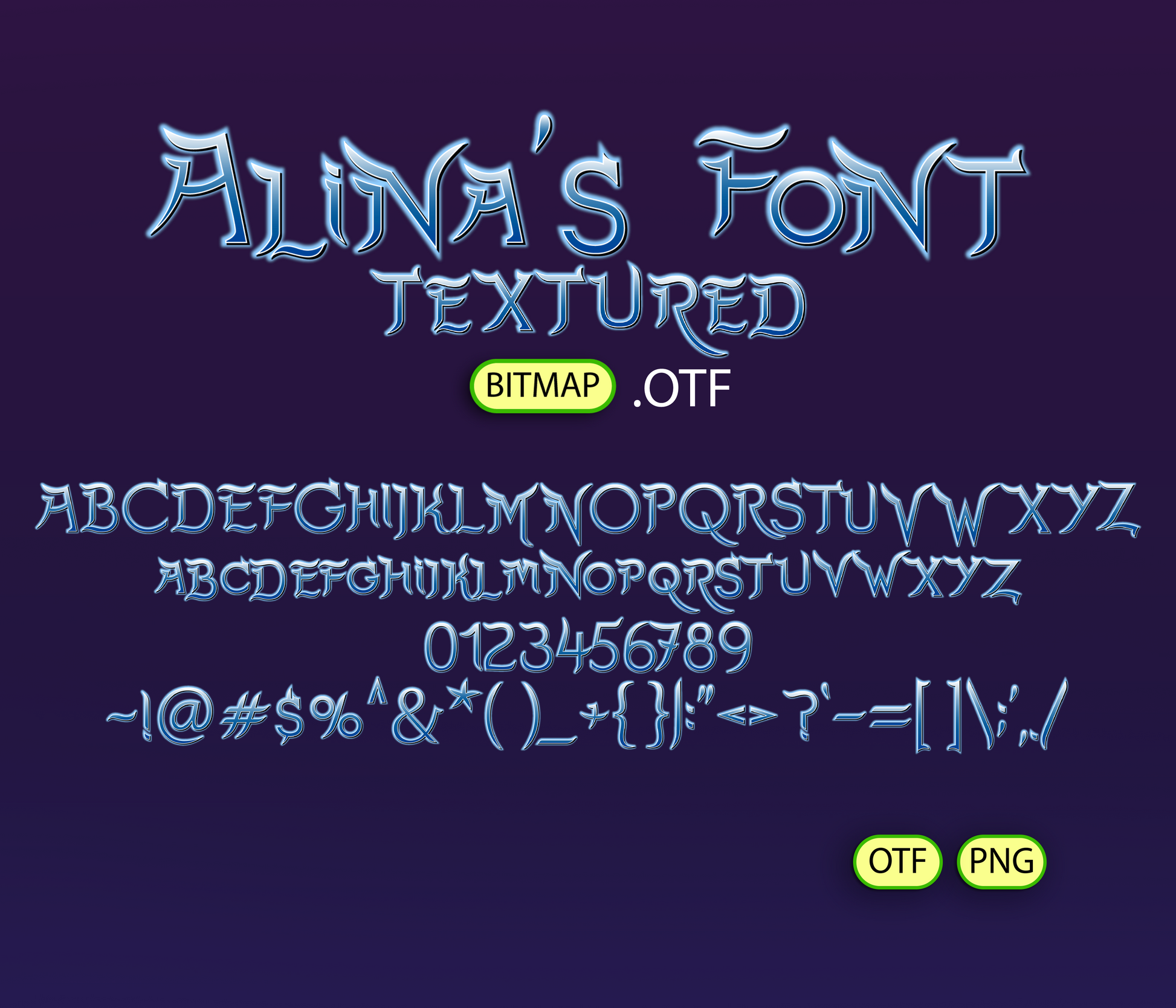 Celestial Protector Textured Font - Alina's Fonts