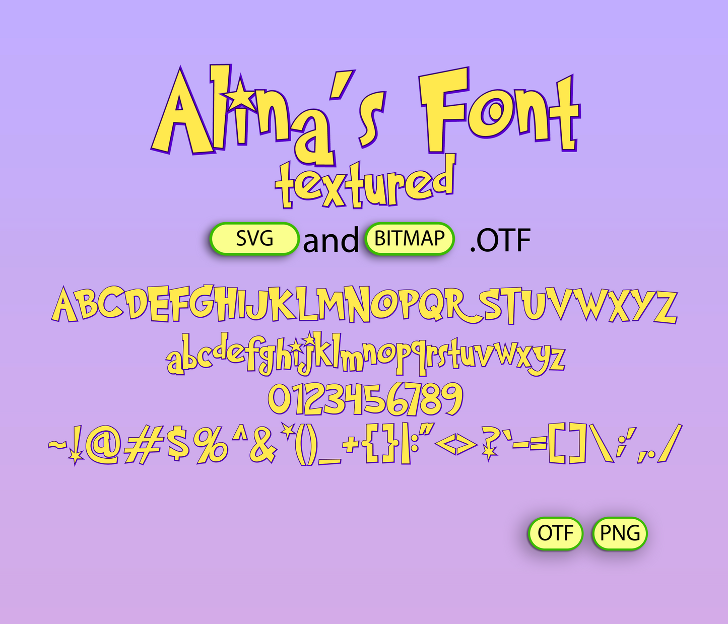 Magical Wishes Font Textured - Alina's Fonts