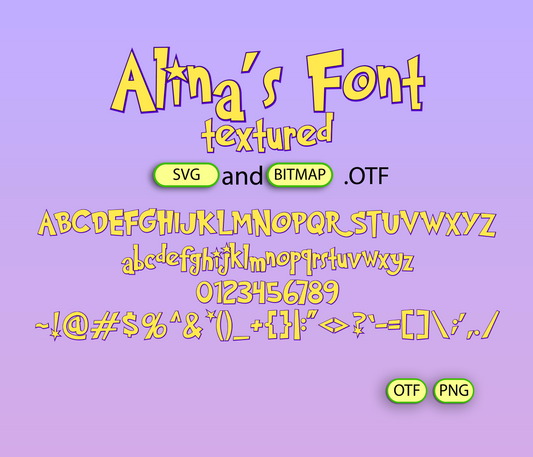Magical Wishes Font Textured - Alina's Fonts