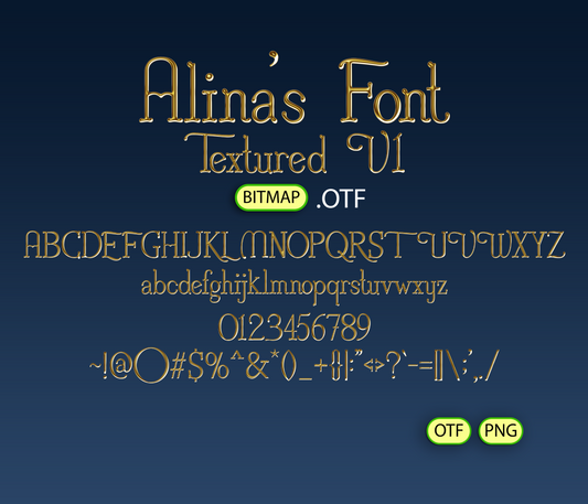 Rainbow Journey Font Textured - Alina's Fonts
