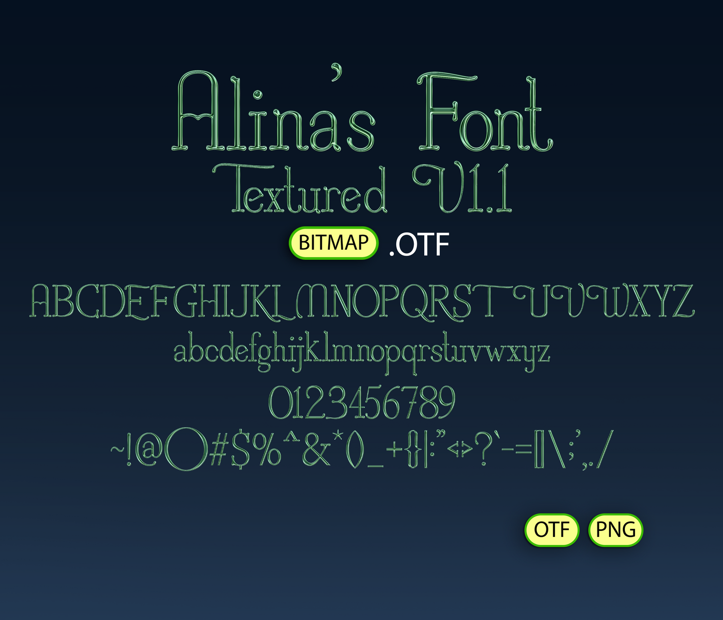 Yellow Path Dreams Font Textured - Alina's Fonts