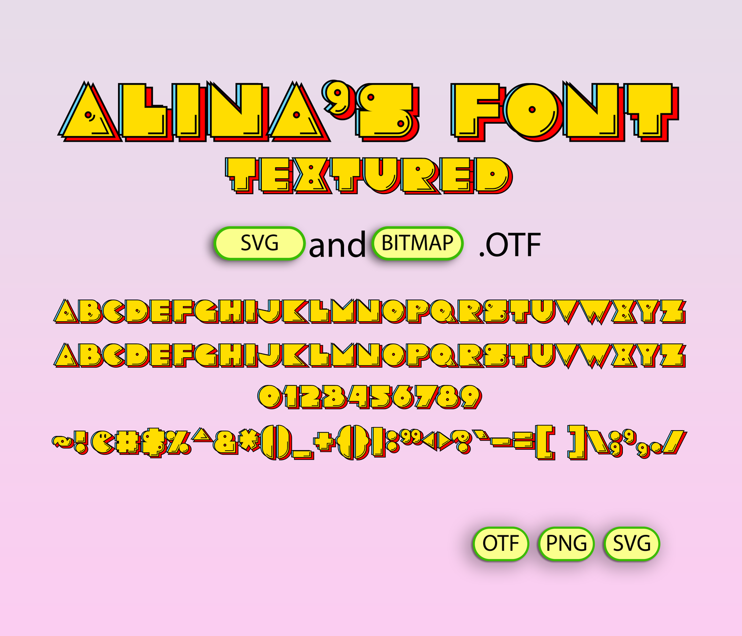 Arcade Classic Retro Font Textured - Alina's Fonts