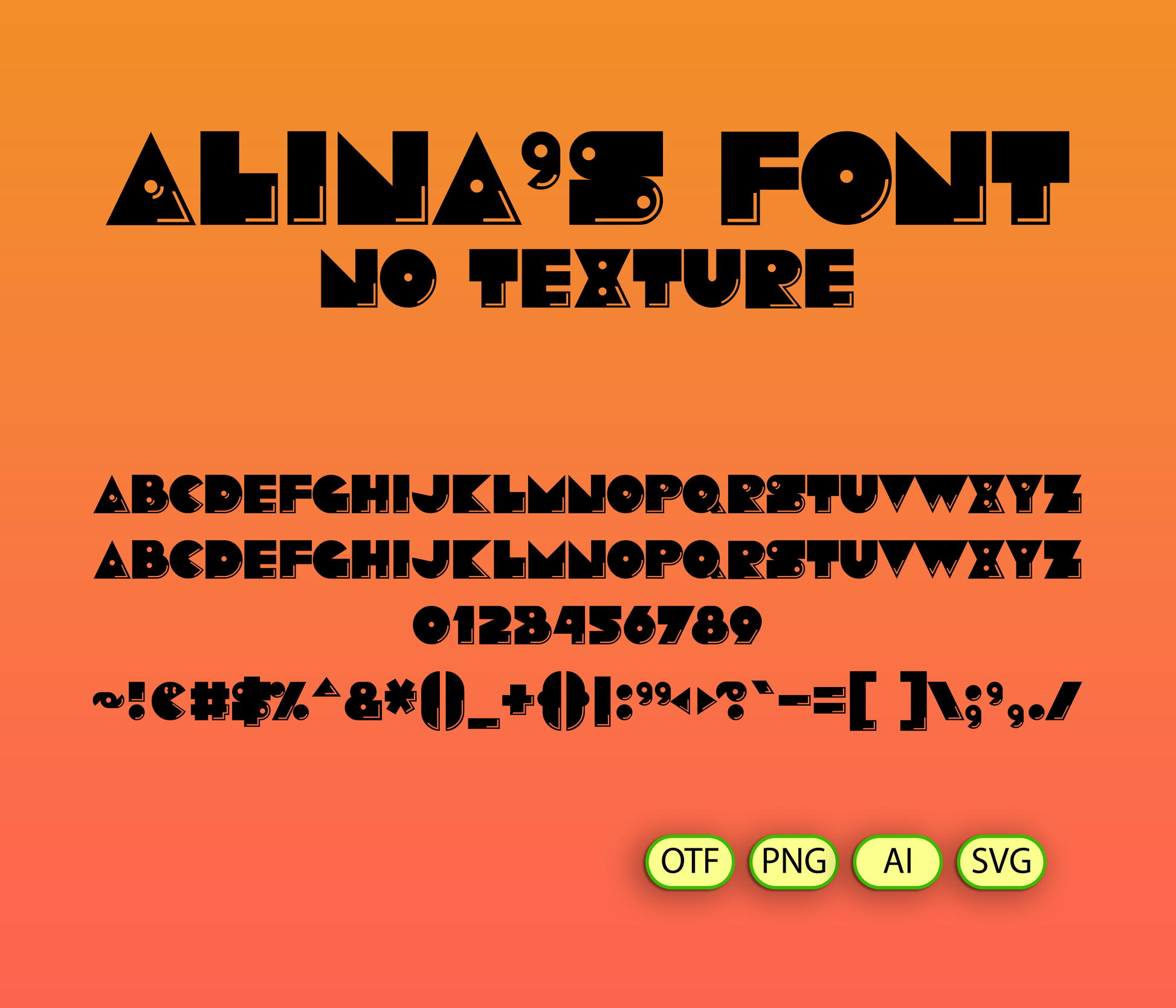 Arcade Font Textured - Alina's Fonts