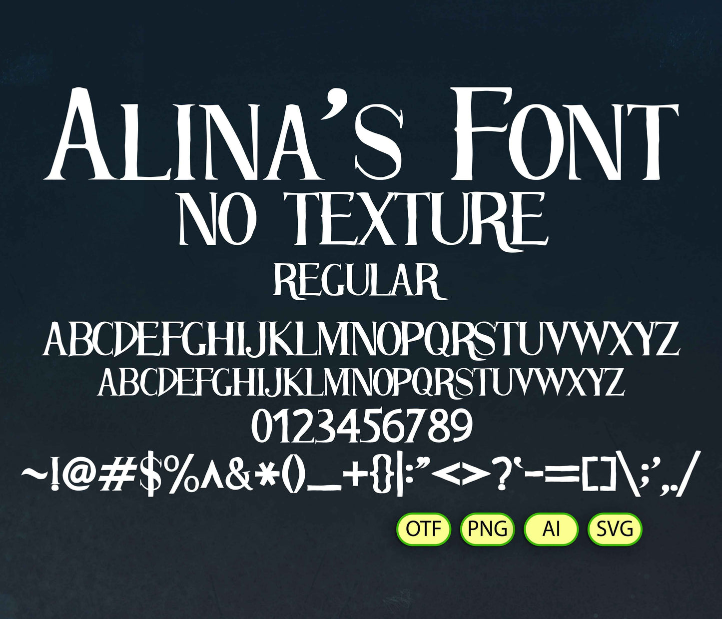 Magical Journey to Enchanted Land Font Textured - Alina's Fonts