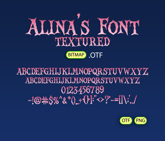 Rosy Spirit Font Textured - Alina's Fonts