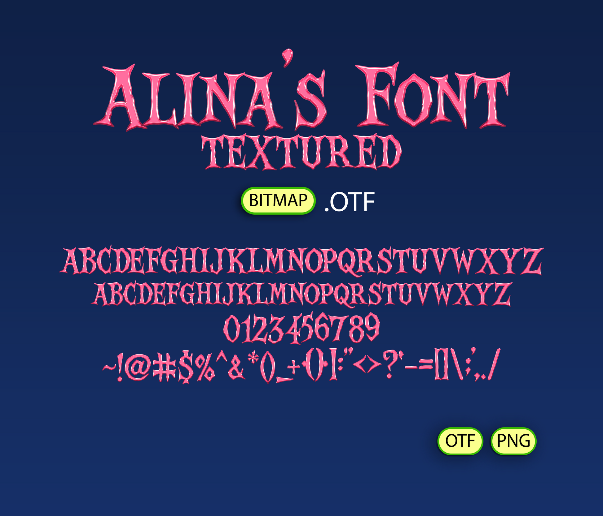 Blush Phantom Font Textured - Alina's Fonts