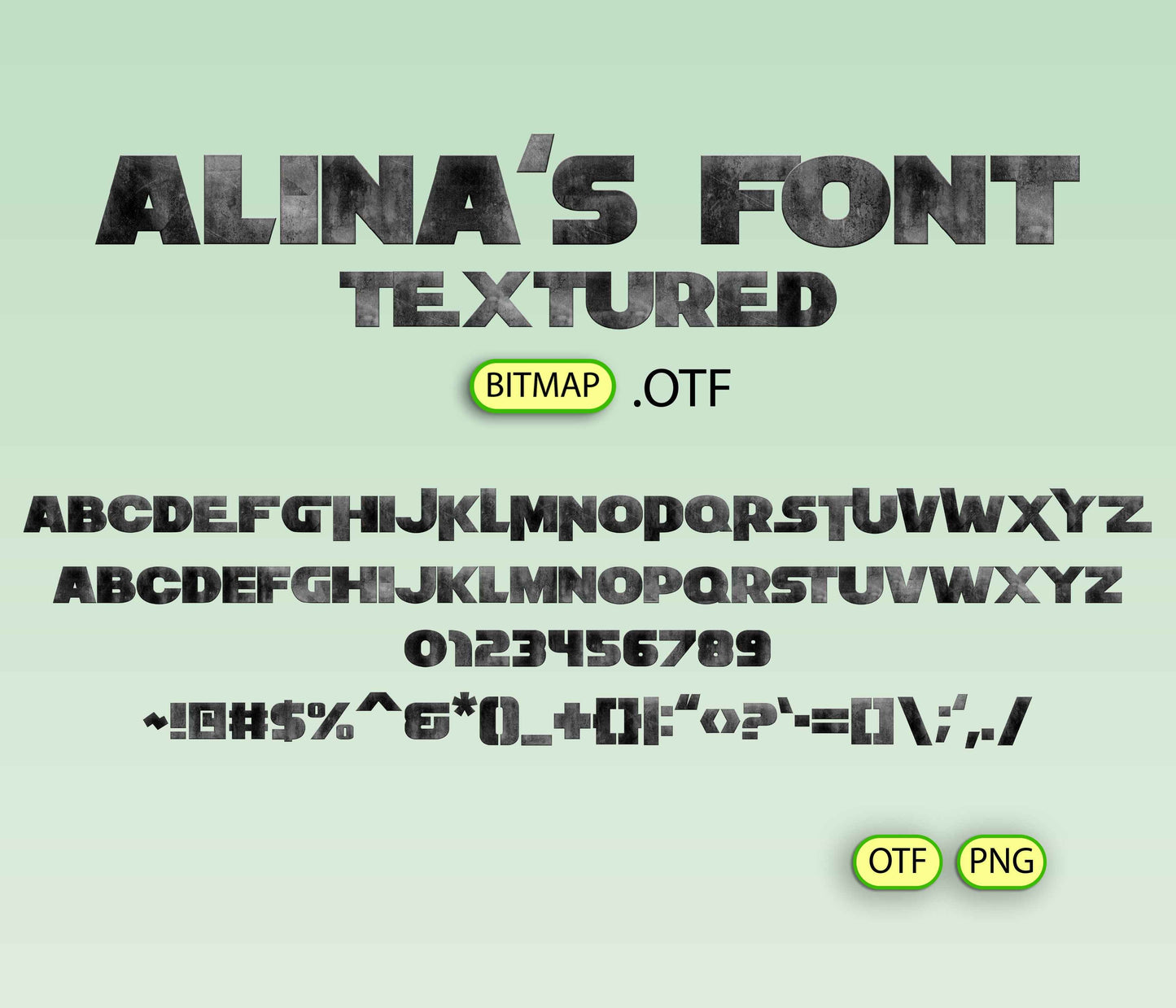 The Primal Kingdom Font Textured - Alina's Fonts