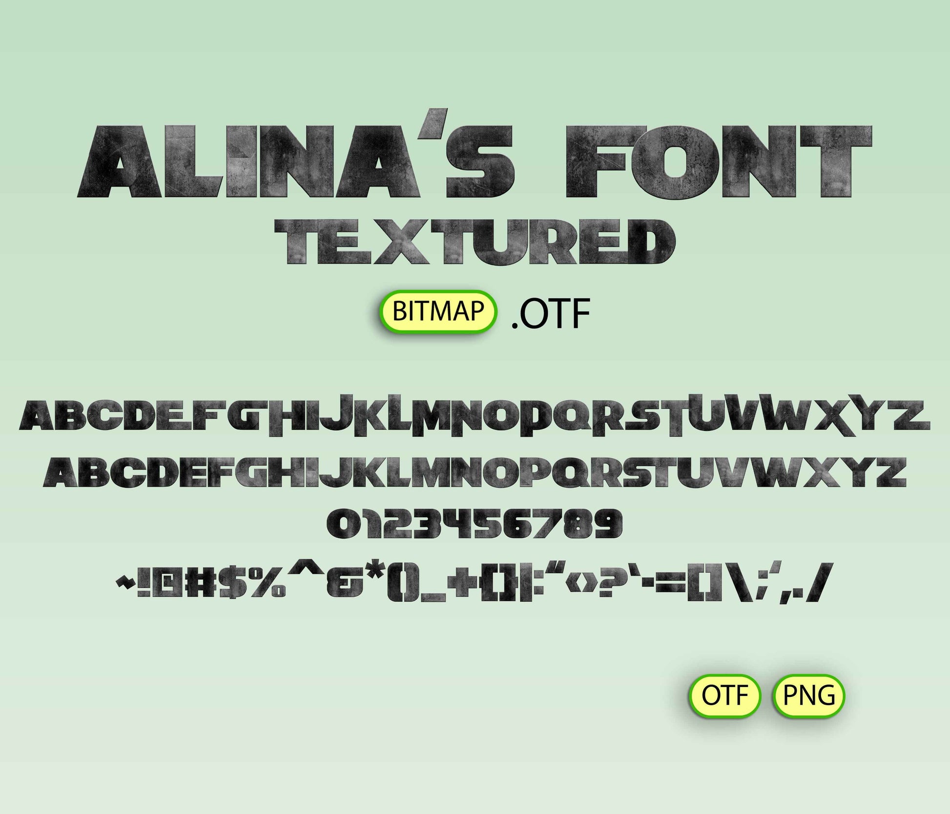 The Primal Kingdom Font Textured - Alina's Fonts
