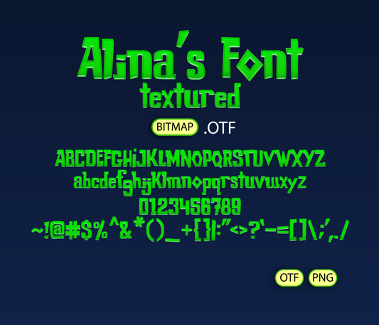 Underwater Microscopic Villain Font Textured - Alina's Fonts