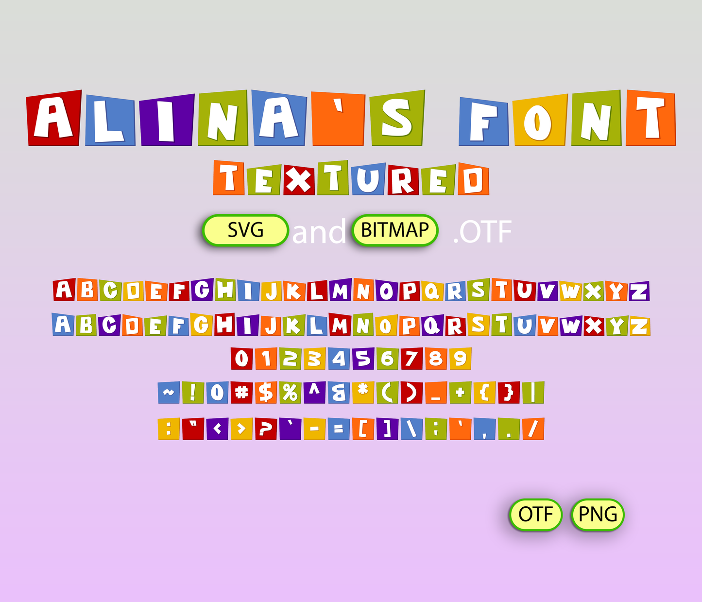 Joyful Friends Font Textured - Alina's Fonts