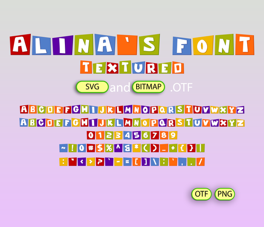 Joyful Friends Font Textured - Alina's Fonts
