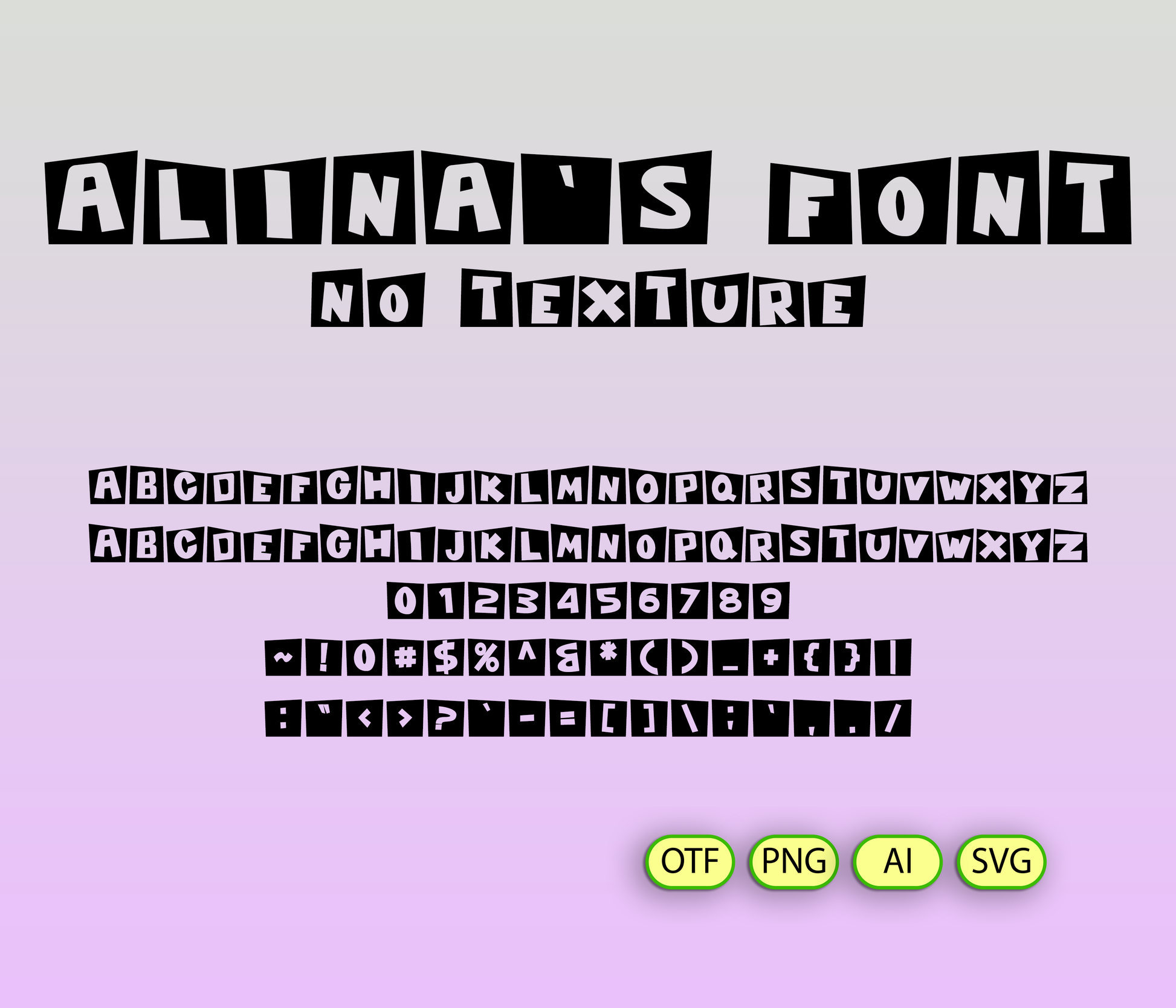 Kiddo Fun Font Textured - Alina's Fonts