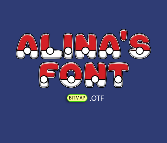 FREE Monster Capture Pattern Font