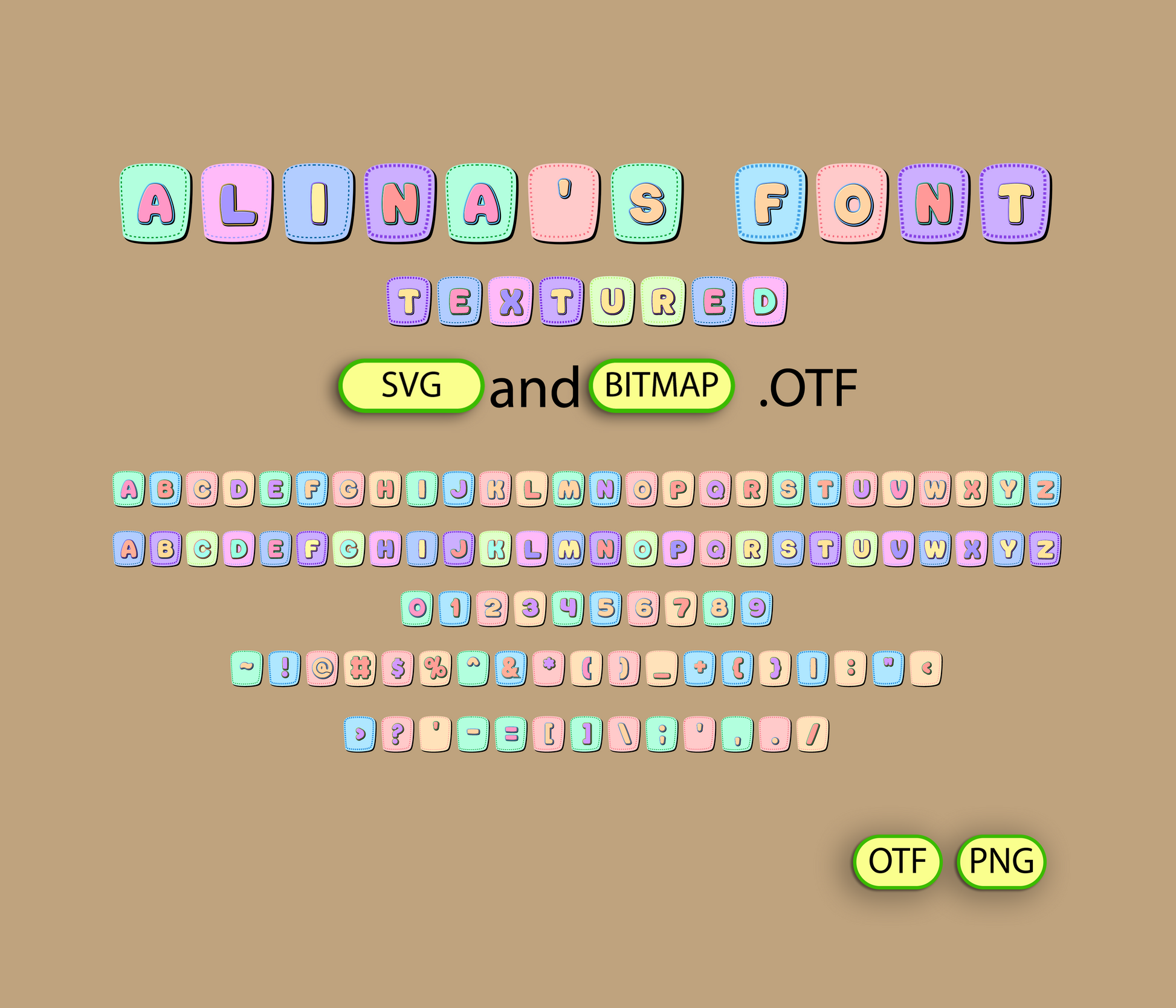 Vintage Revival Font Textured - Alina's Fonts