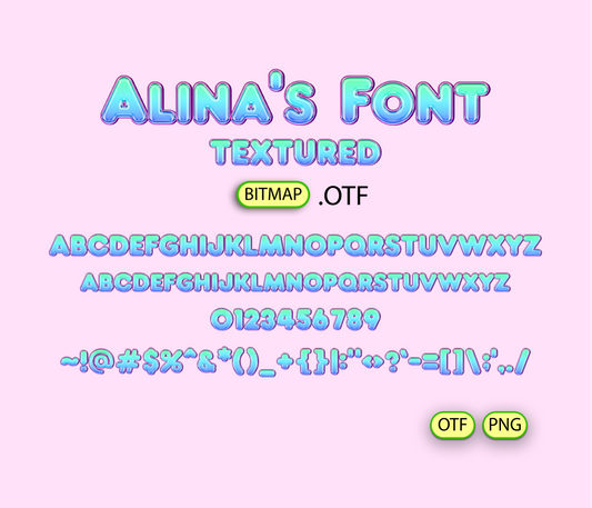 Retro Alien Font Textured