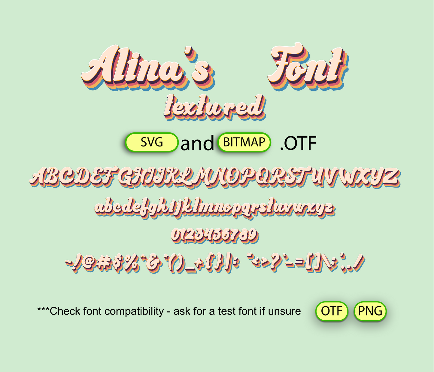Sunset Strip Font Textured
