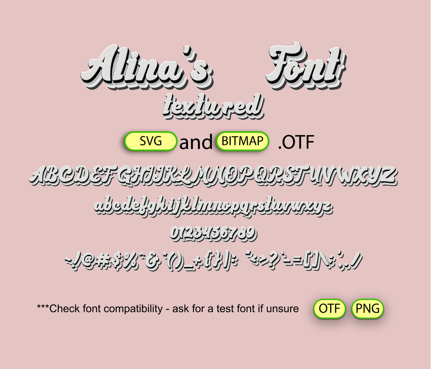 Drive-In Daze Font Textured