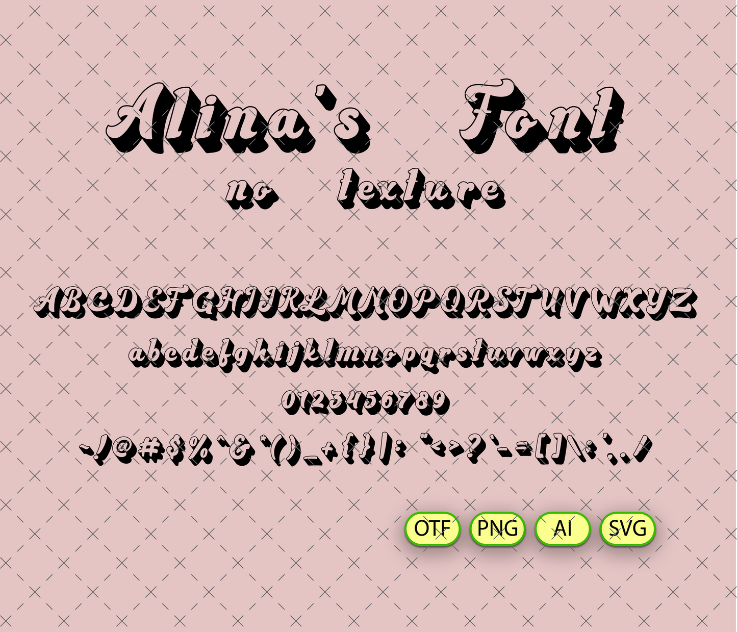 Drive-In Daze Font Textured