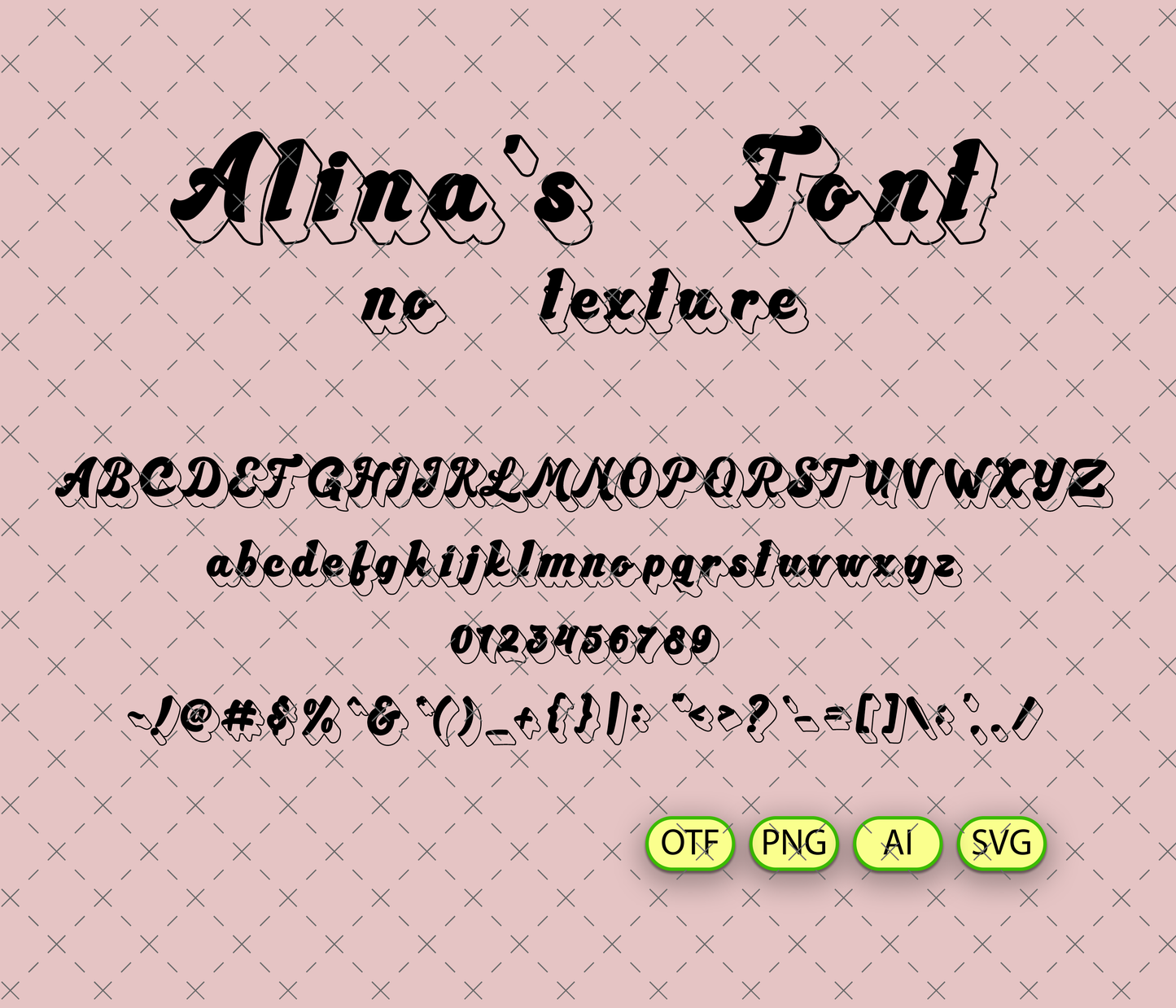 Lava Lamp Font Textured