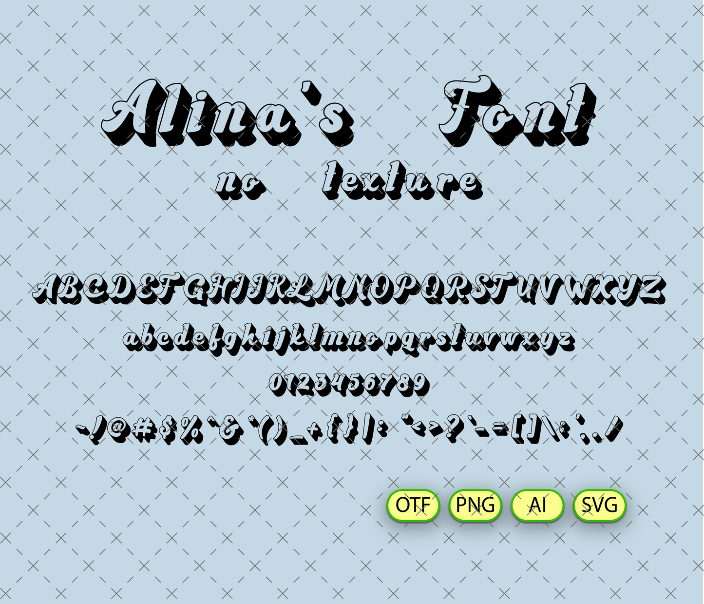 Soda Fountain Font Textured