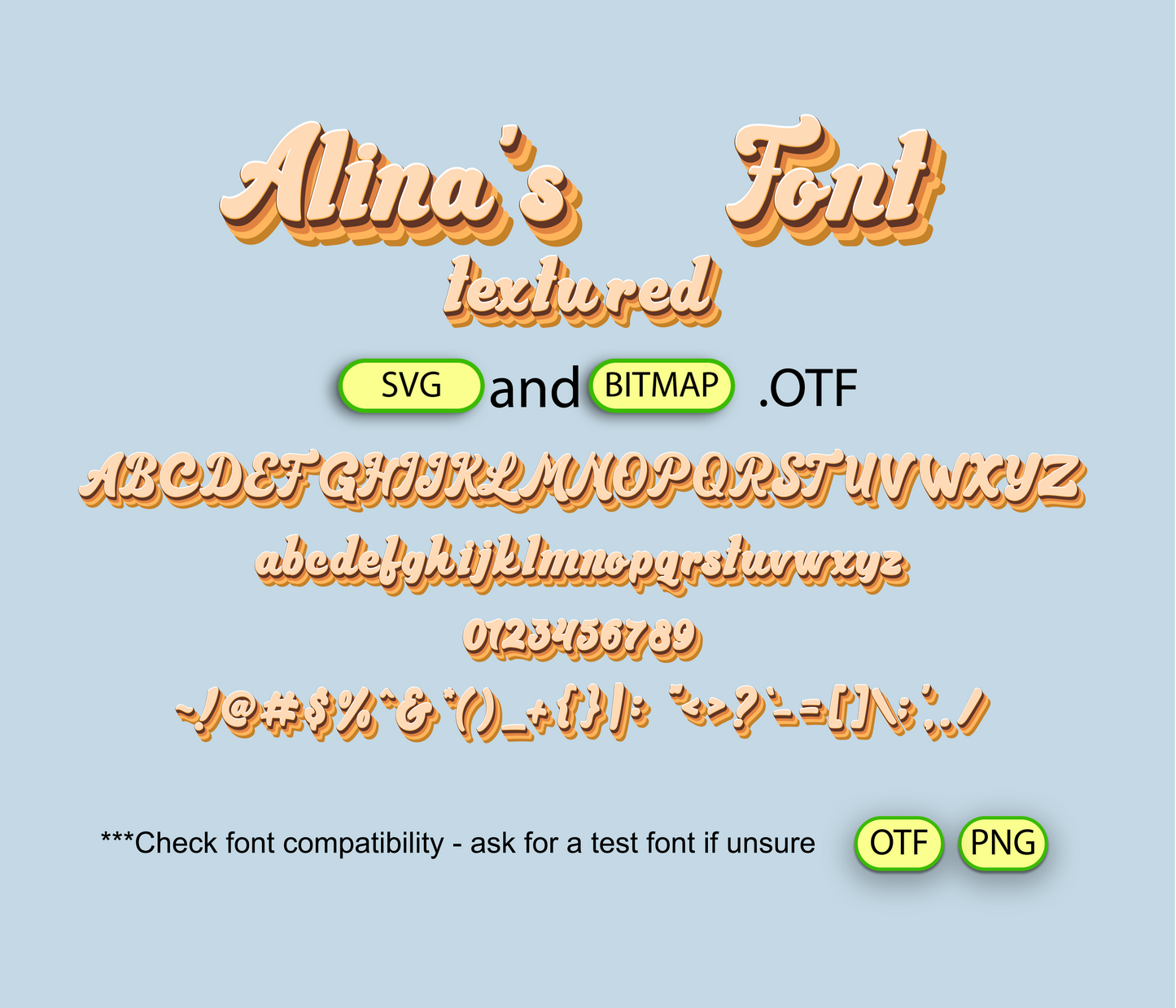 Soda Fountain Font Textured