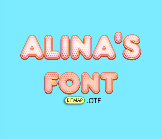 Soda Pop Pattern Font