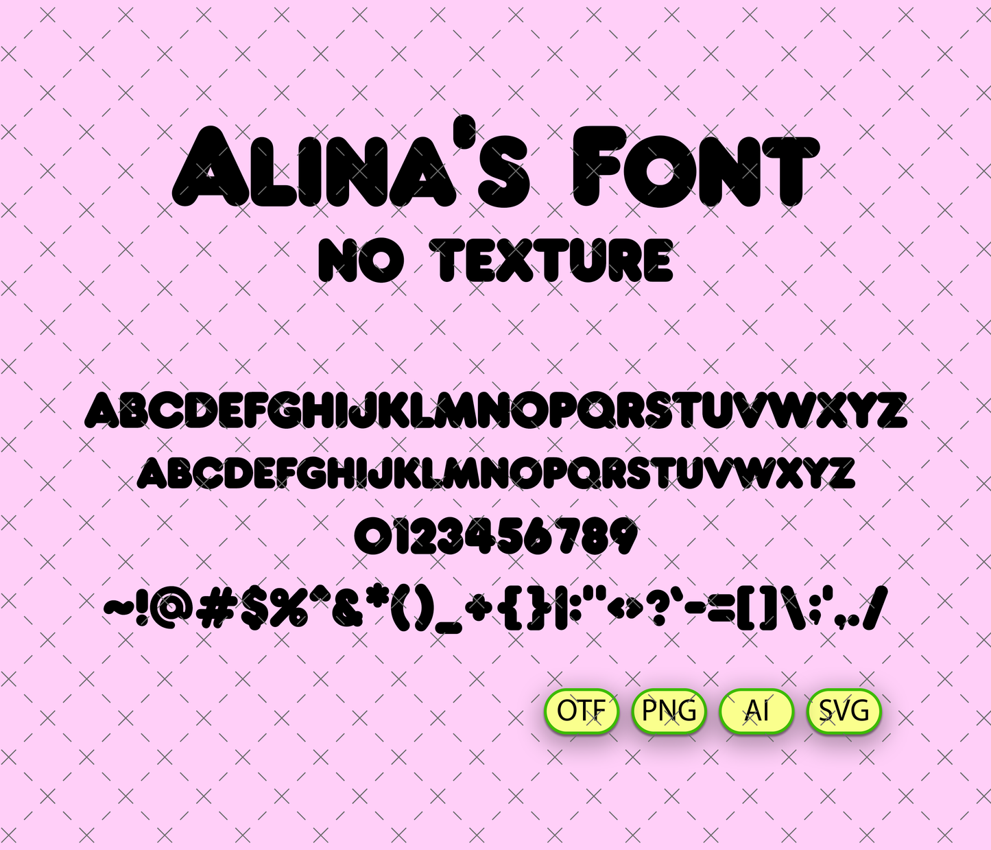 Fizzy Dream Pattern Font
