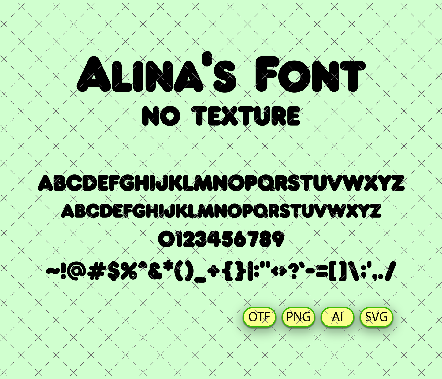 Cherry Fizz Pattern Font