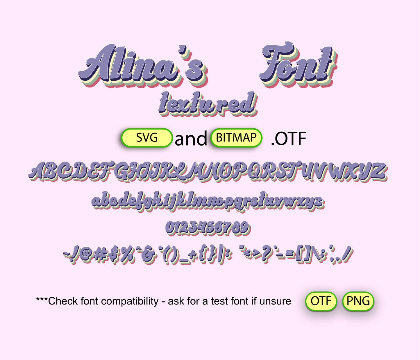 Turntable Groove Font Textured