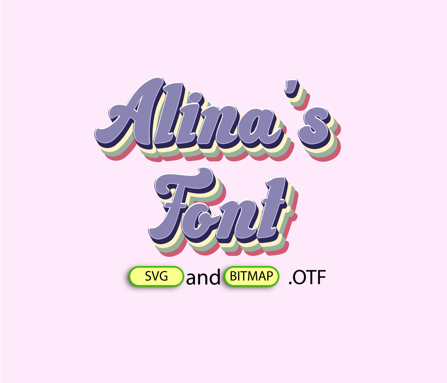 Turntable Groove Font Textured