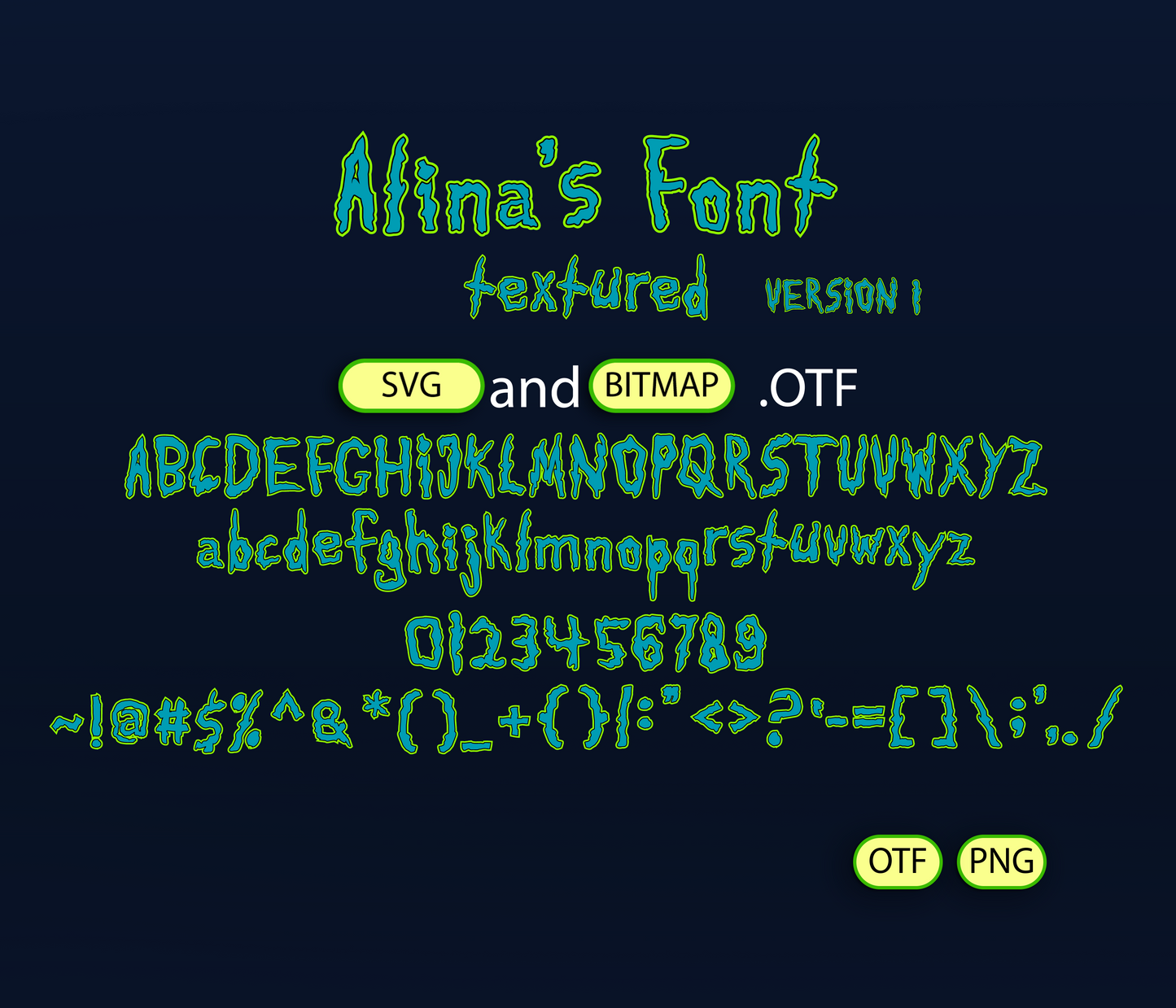 Interdimensional Adventure Fonts Textured Bundle - Alina's Fonts