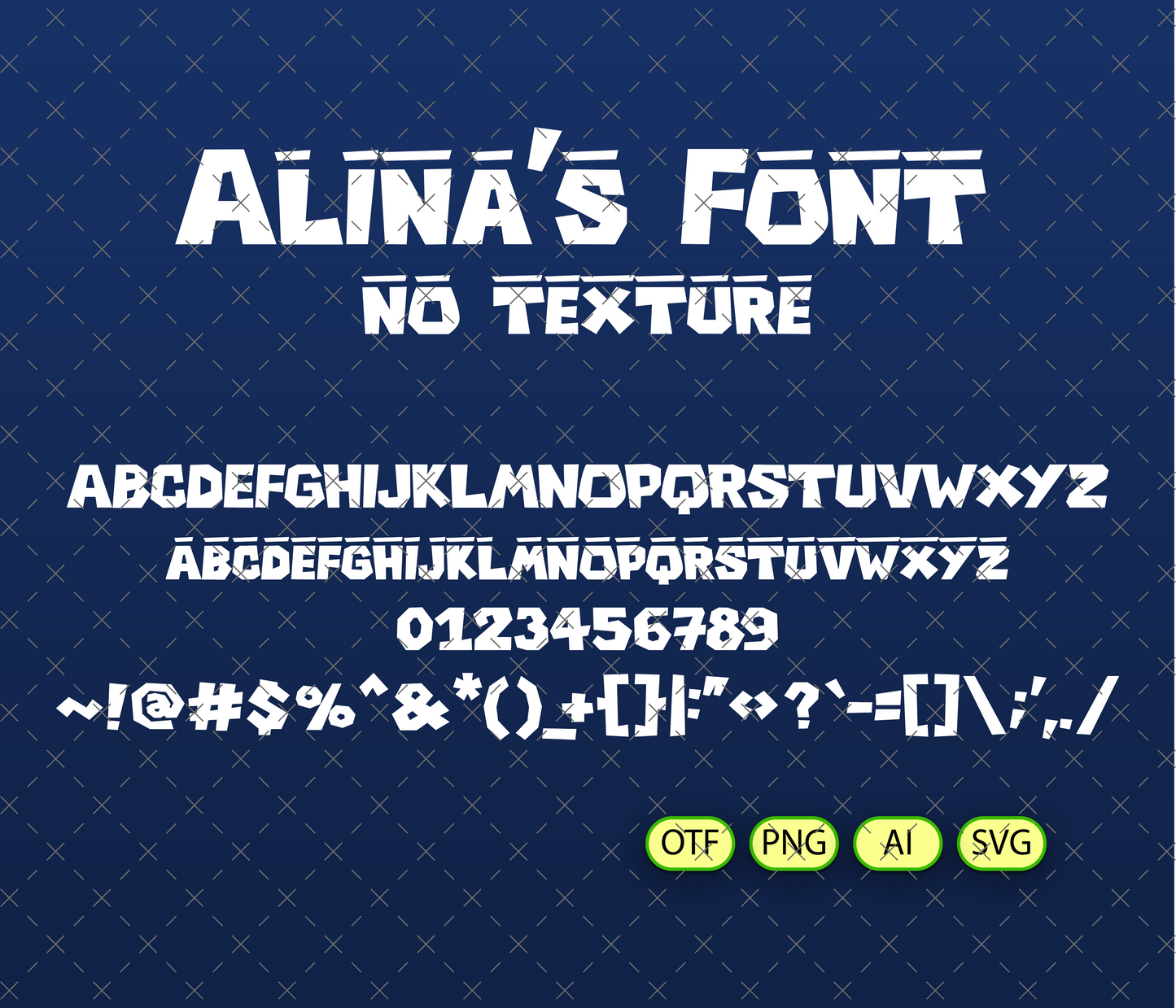 Virtual Construction Platform Font Textured