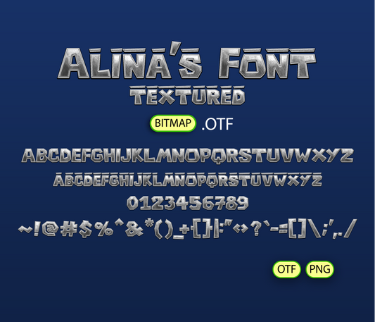 Metaverse Creation Game Font Textured