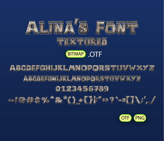 Online Sandbox Universe Font Textured