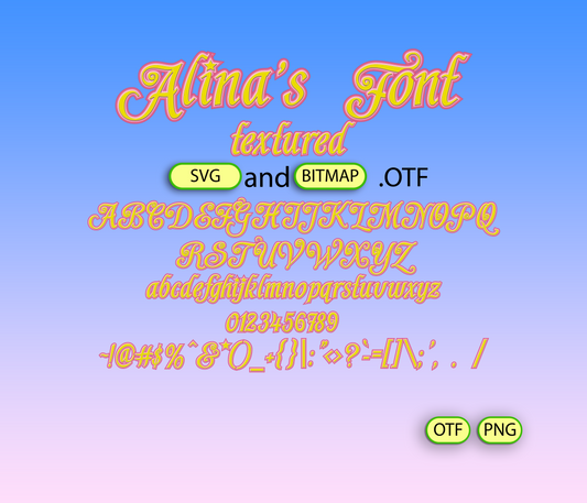 Moonlight Warrior Font Textured - Alina's Fonts